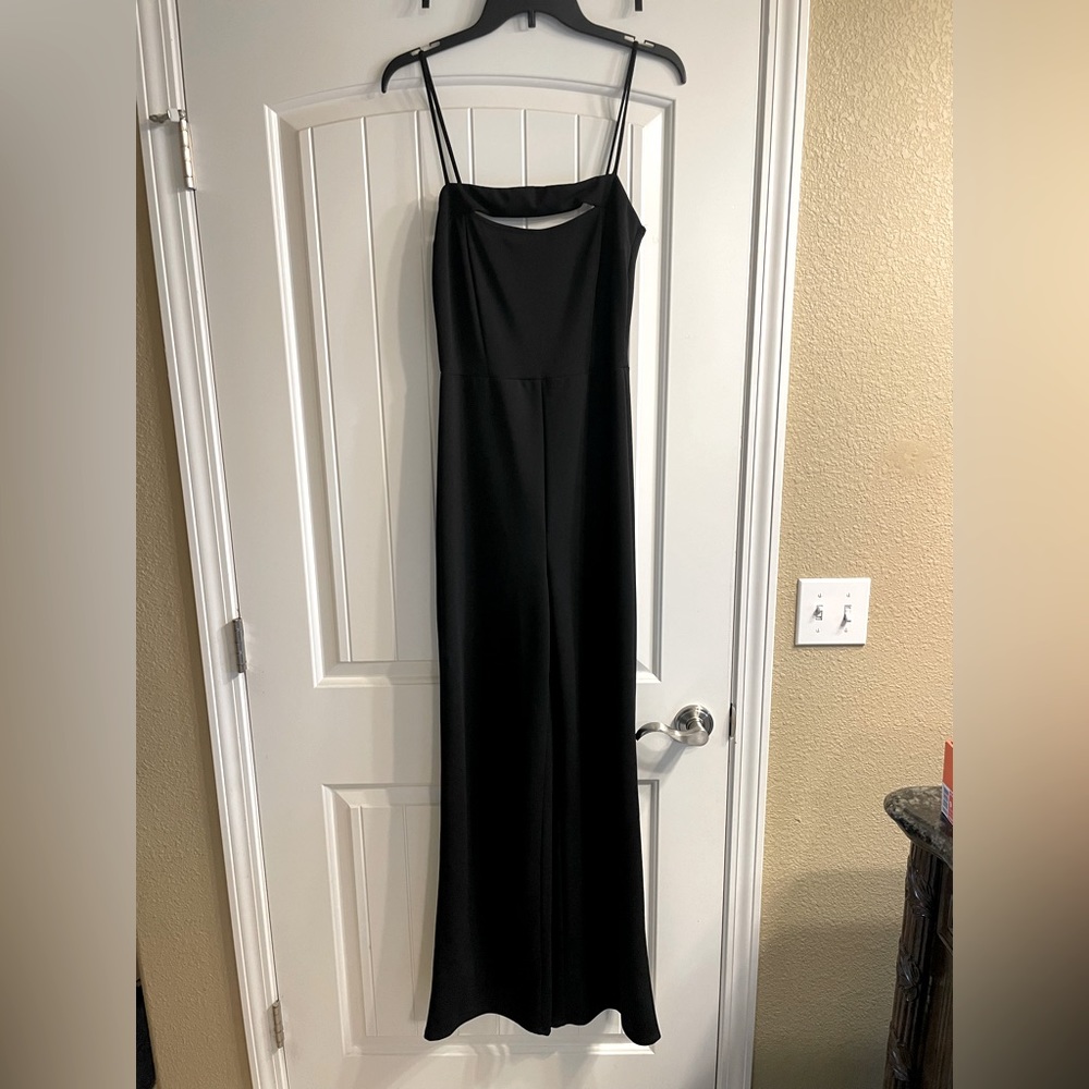 Black Spaghetti Strap Jumpsuit